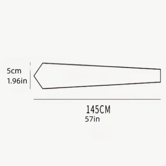 Musical Notes Tie (Black & White / Men or Women) - Picture 3 of 5